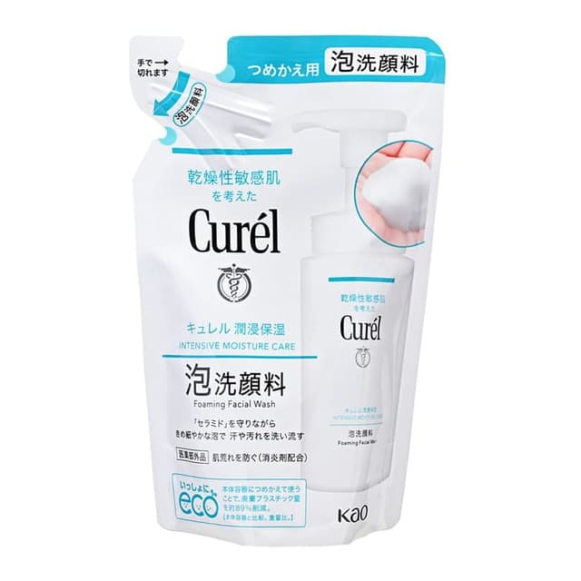 Curel Intensive Moisture Care Foaming Facial Wash