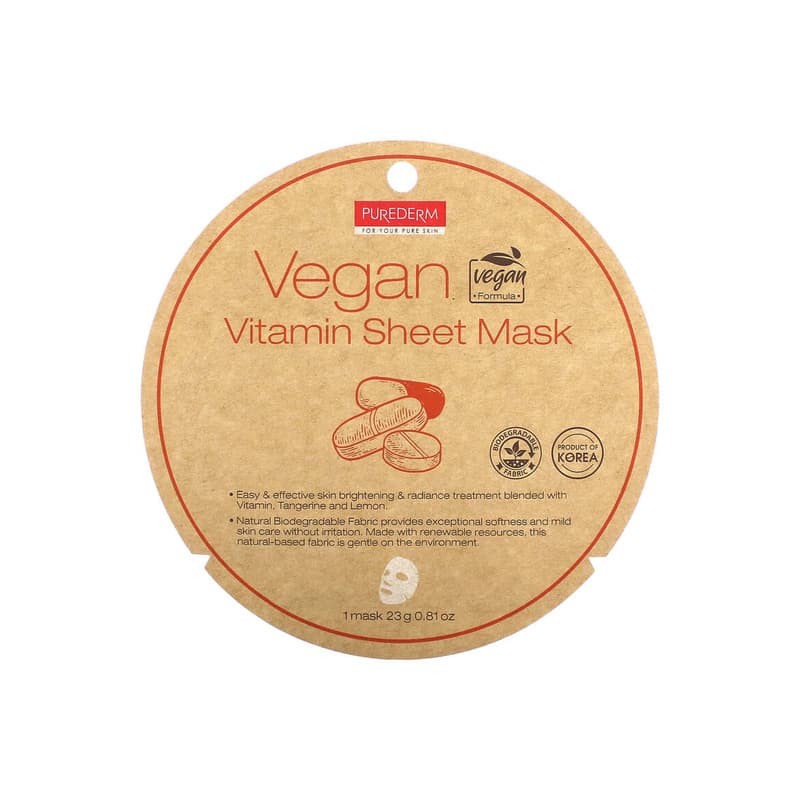Vegan Vitamin Sheet Beauty Mask