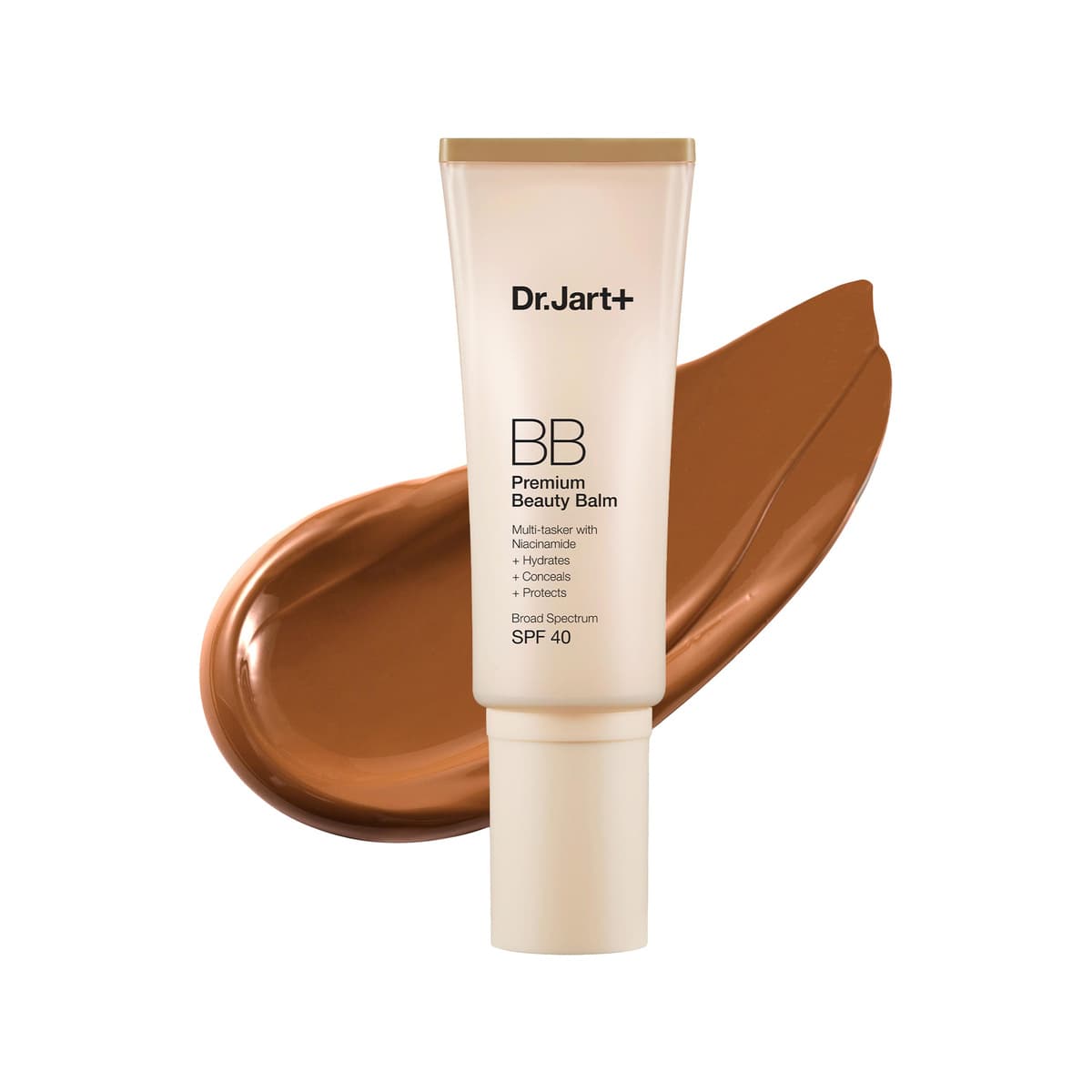 Premium BB Tinted Moisturizer with Niacinamide and SPF 40, Tan