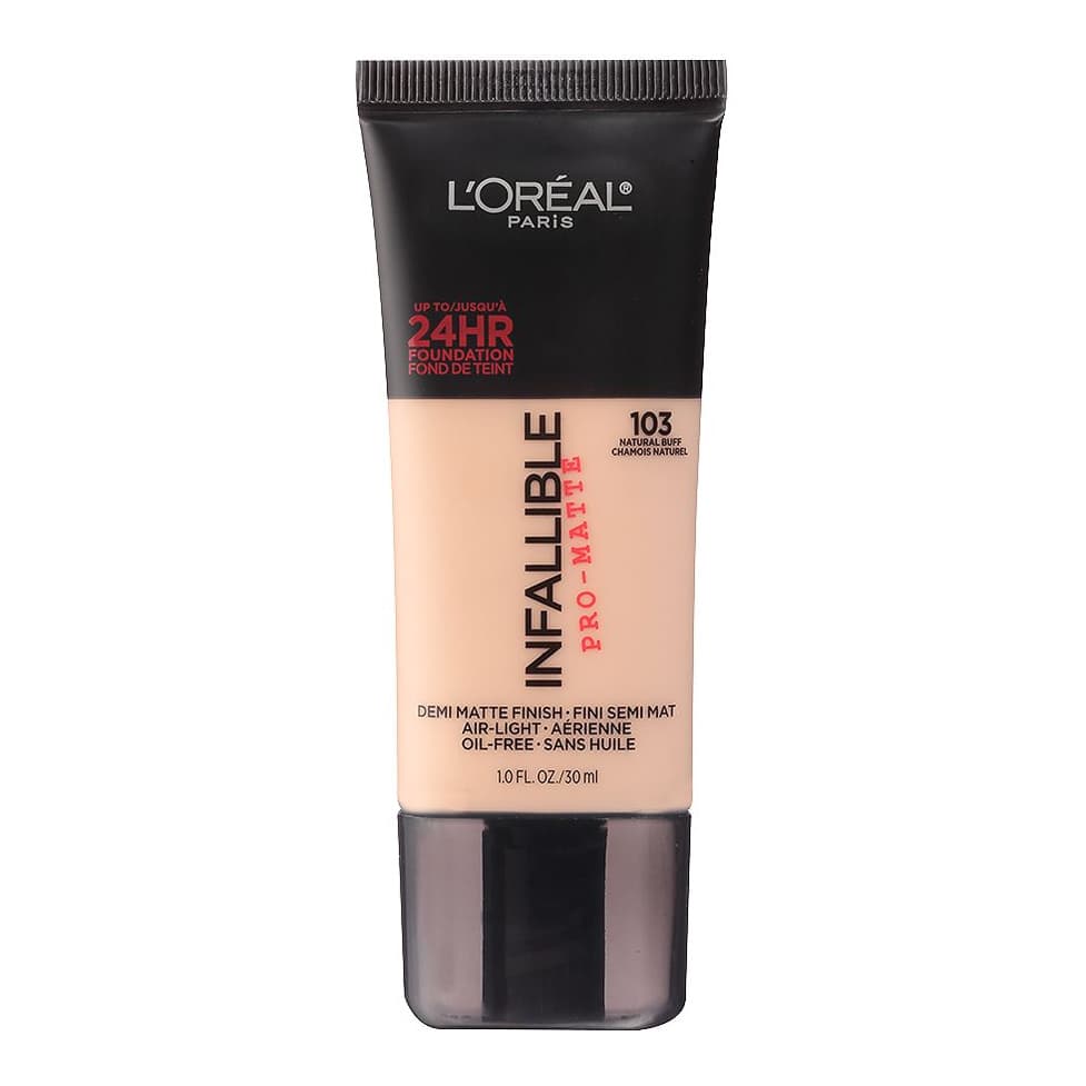 Pro-Matte Liquid Foundation Makeup, Natural Buff