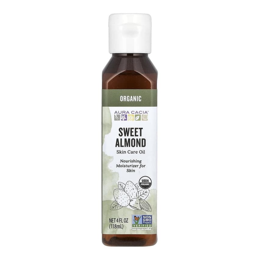 Organic, Skin Care Oil, Sweet Almond