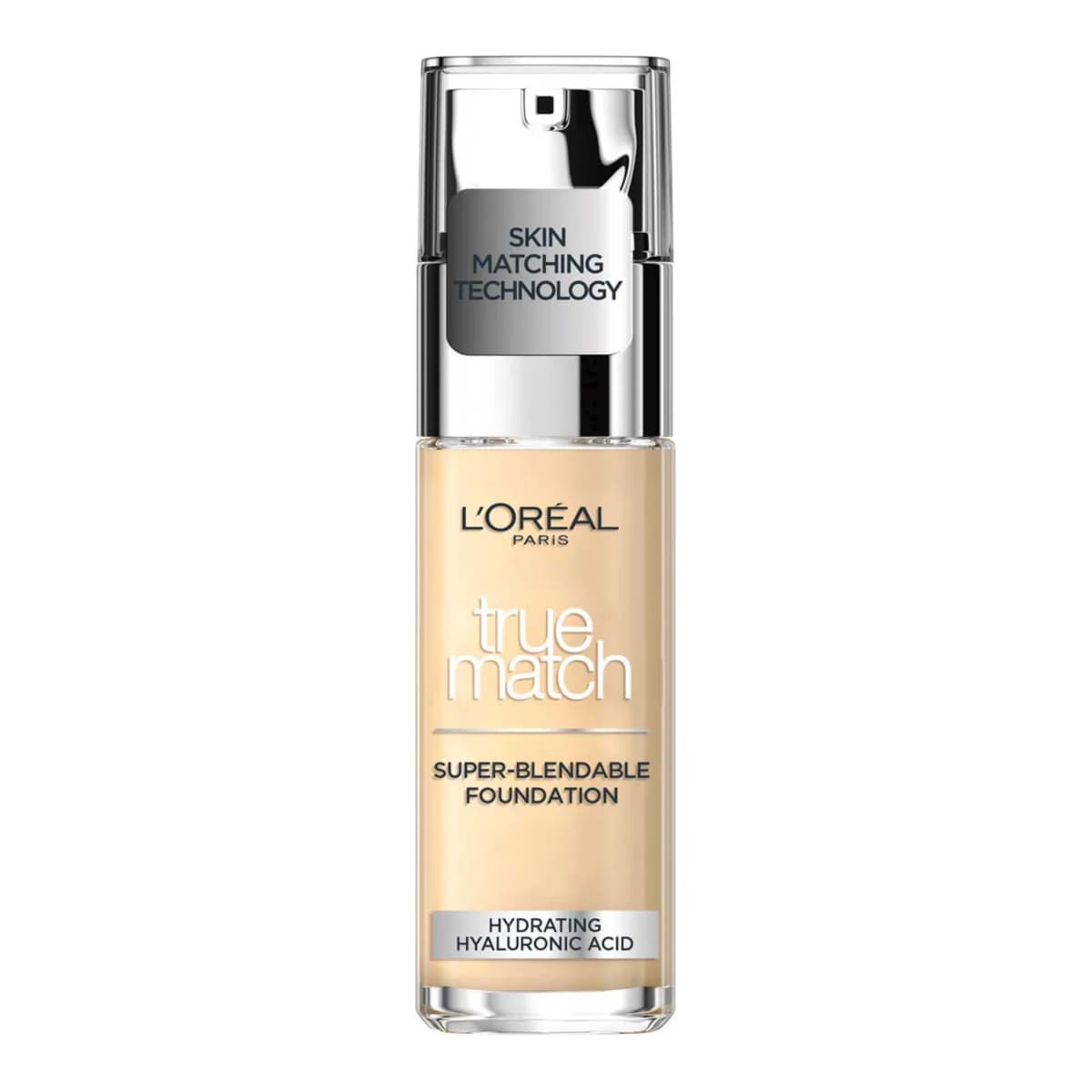 L'Oréal Paris True Match Liquid Foundation with Hyaluronic Acid and SPF, #0.5N
