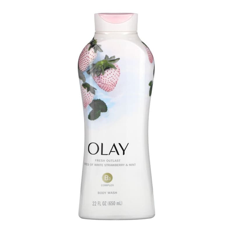 Fresh Outlast Body Wash, White Strawberry & Mint