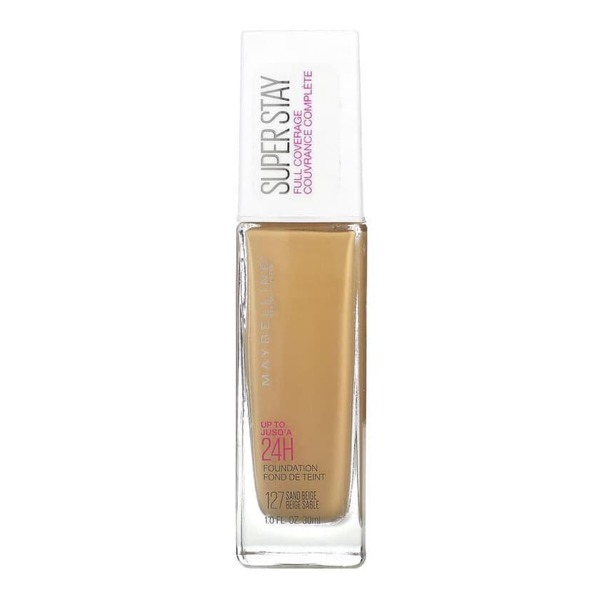 Super Stay, Full Coverage Foundation, 127 Sand Beige