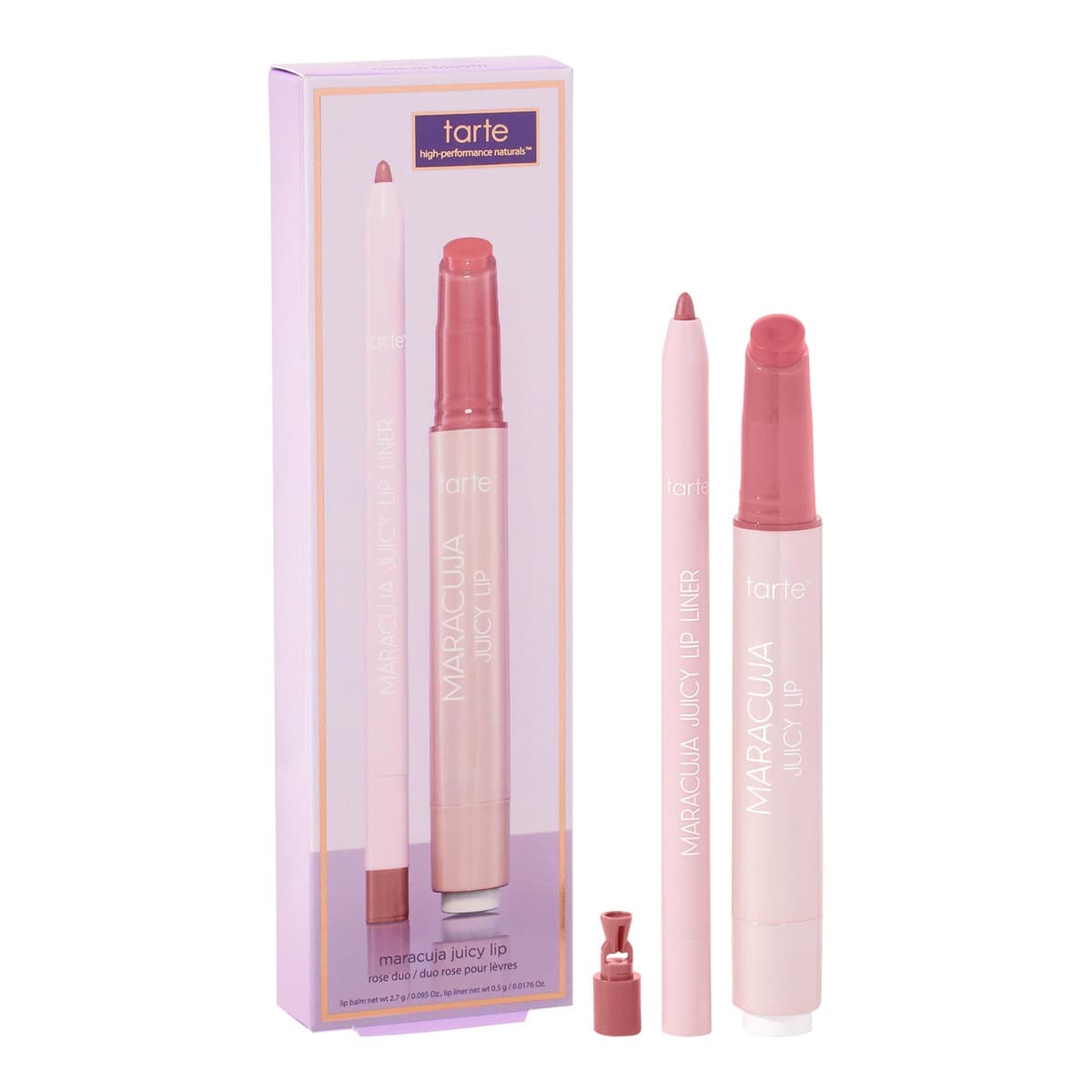 maracuja juicy lip balm rose duo