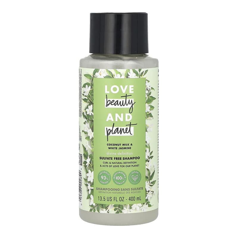 Sulfate Free Shampoo, Coconut Milk & White Jasmine