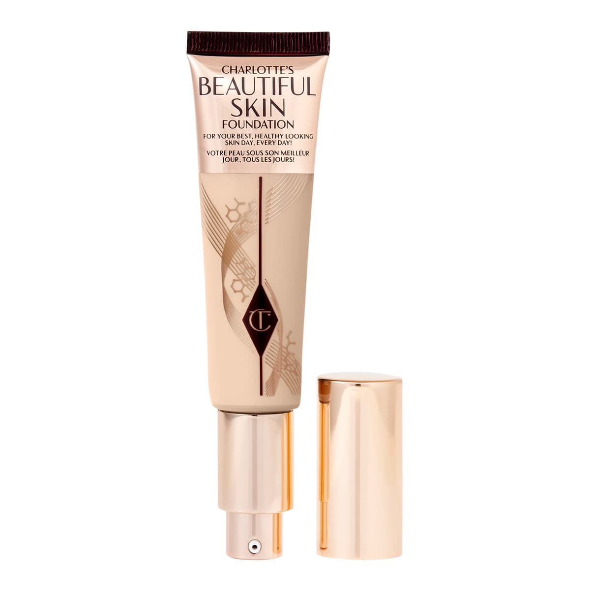 Beautiful Skin Medium Coverage Liquid Foundation with Hyaluronic Acid, #3 Neutral