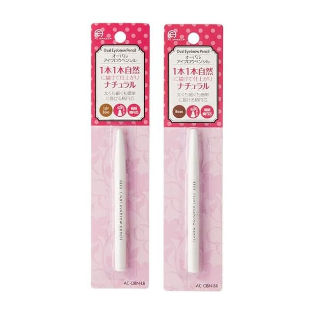 AC Makeup Tokyo Oval Eyebrow Pencil, Brown