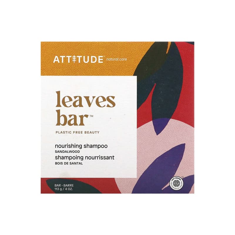 Leaves Bar, Nourishing Shampoo Bar, Sandalwood