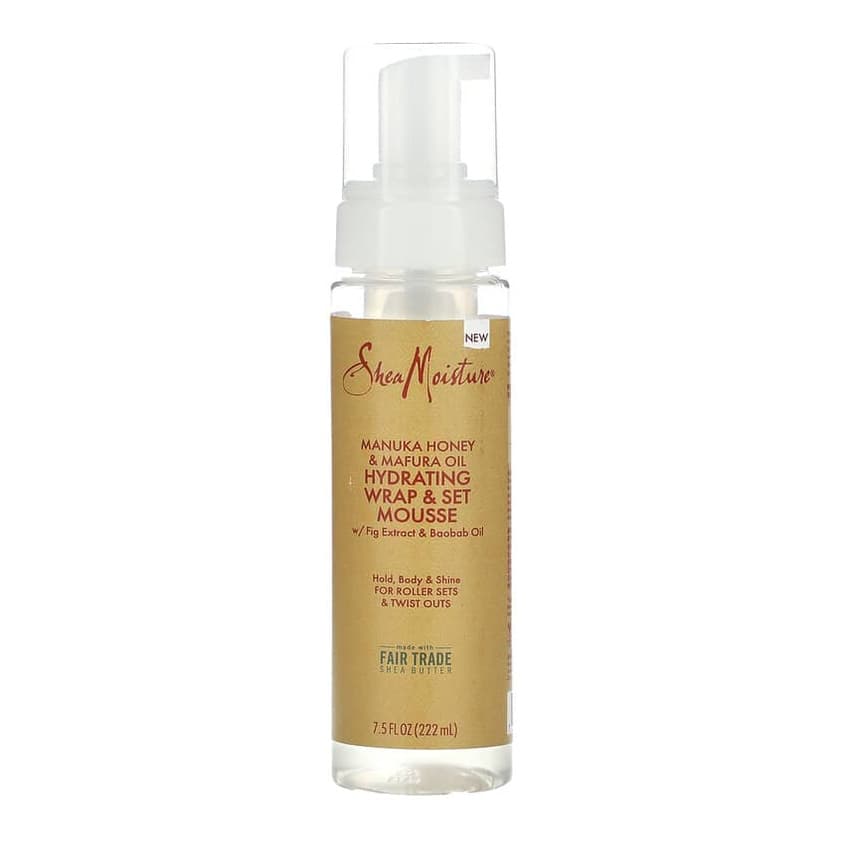 Hydrating Wrap & Set Mousse with Fig Extract & Baobab Oil