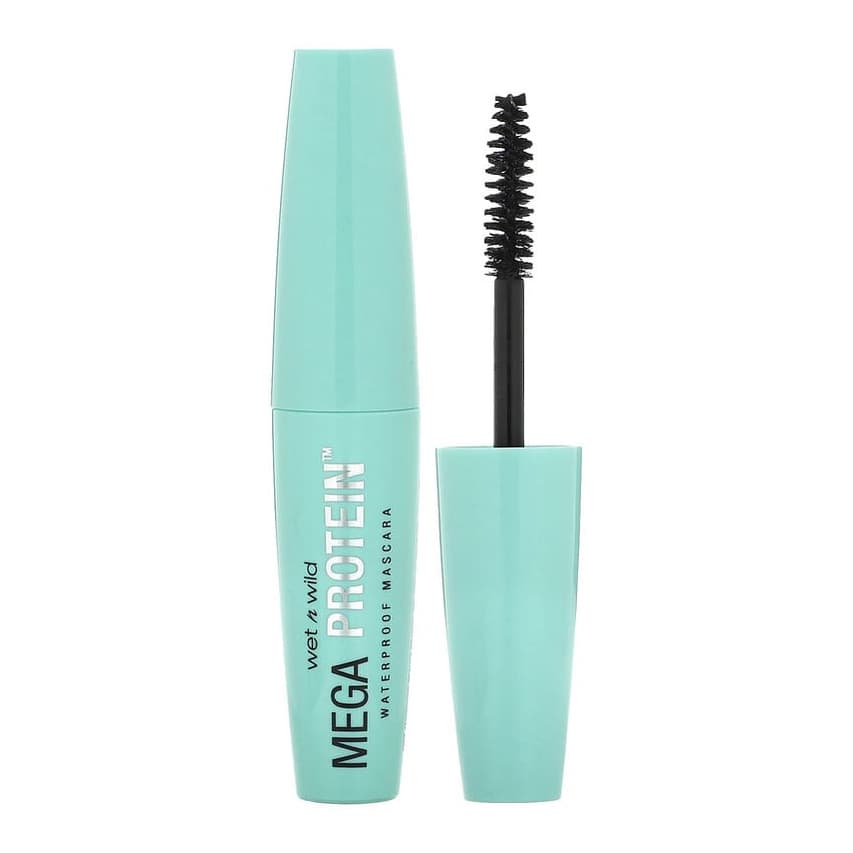 Mega Protein Waterproof Mascara, C154A Very Black