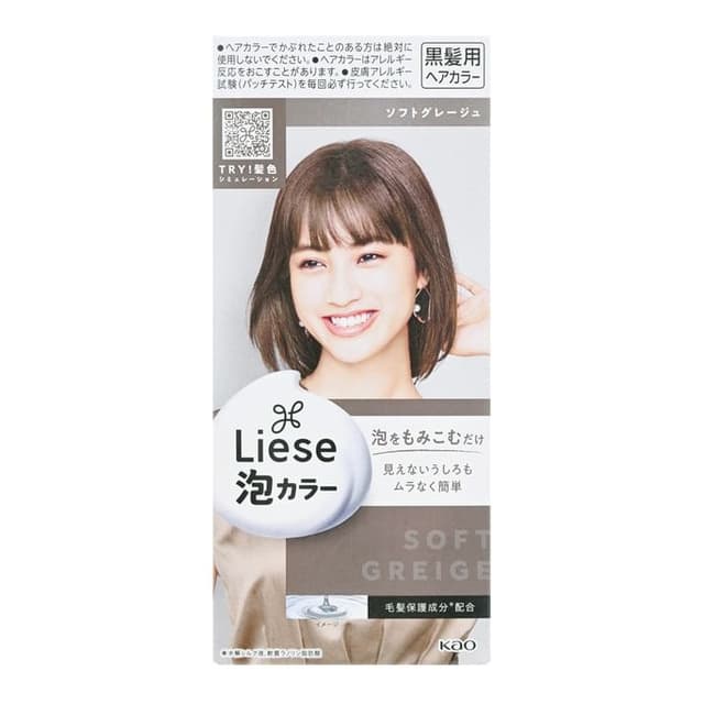 Liese Creamy Bubble Hair Color, Soft Greige