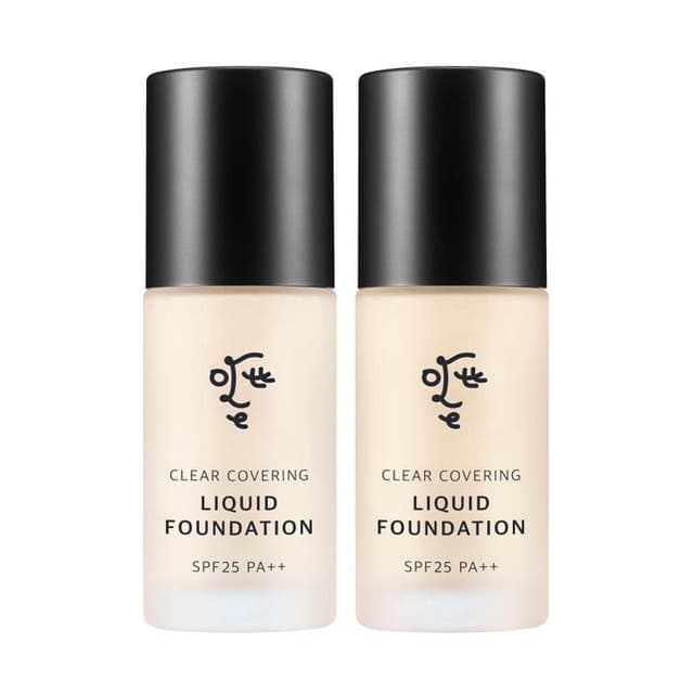 Clear Covering Liquid Foundation, #101 Ivory