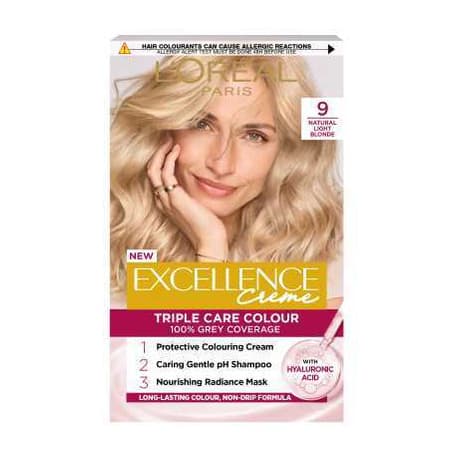 Excellence Creme 9 Natural Light Blonde Hair Dye