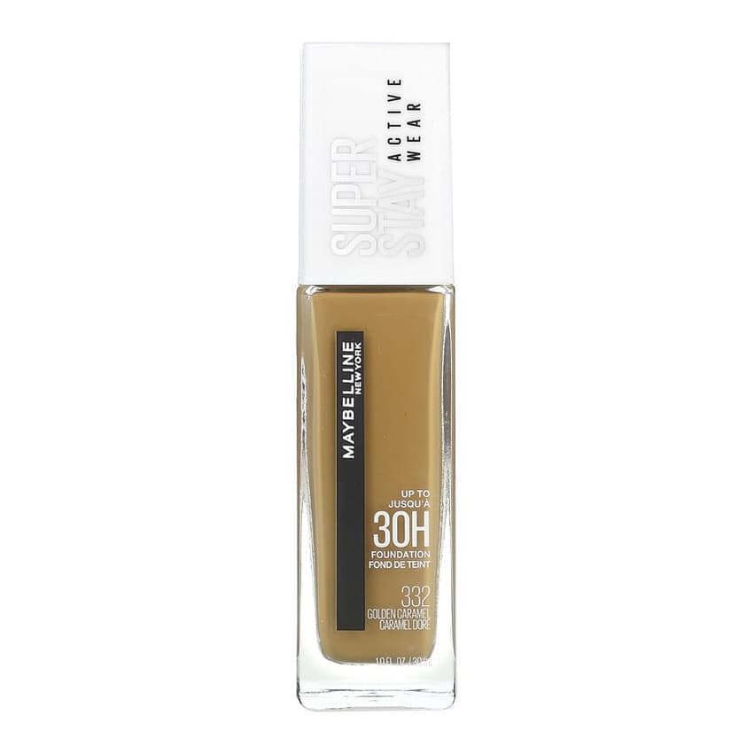 Super Stay, Active Wear Foundation, #332 Golden Caramel