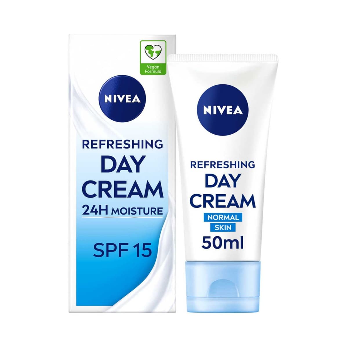 24H Moisture Refreshing Day Cream with Vitamin E for Normal Skin SPF15