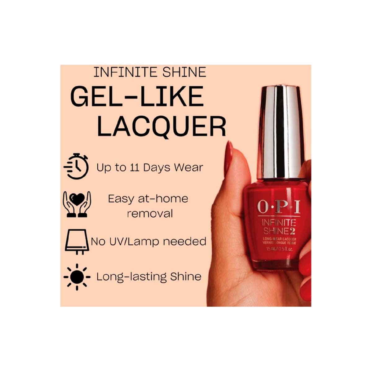 Infinite Shine Gel Like Polish - Megawatt Hot