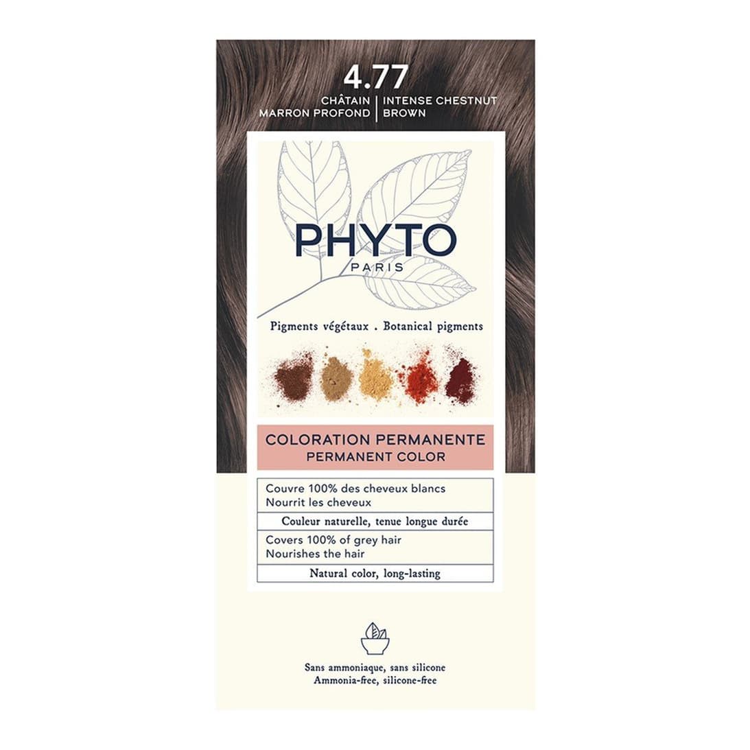 Permanent Color Shade 4.77 Intense Chestnut Brown