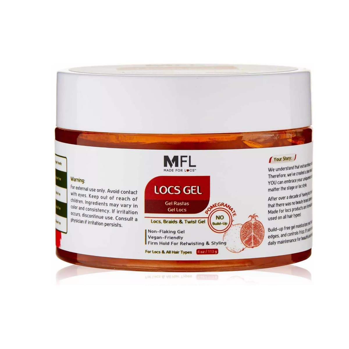 Vegan Retwisting Firm Hold Styling Hair Gel
