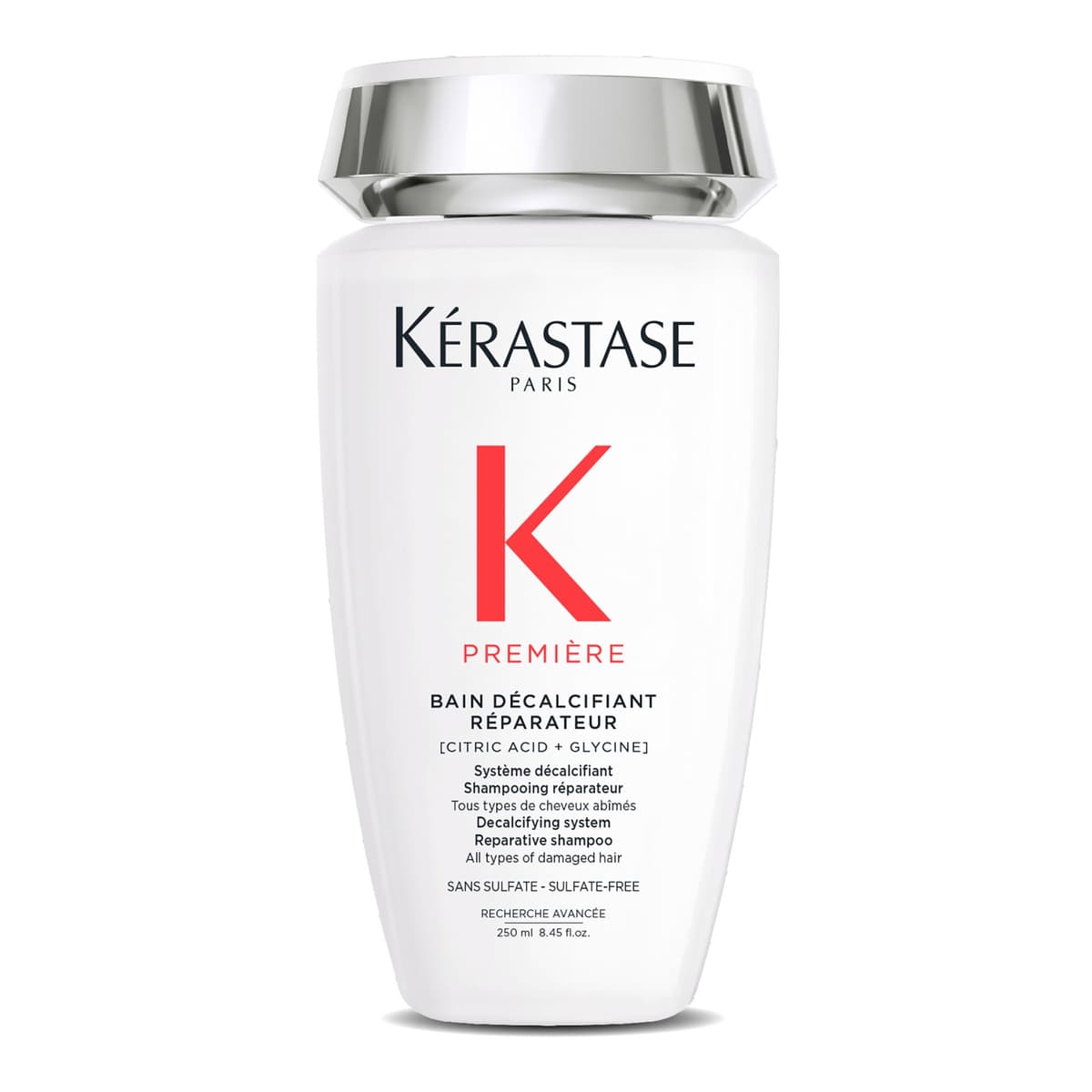 Kérastase Première Decalcifying Repairing Shampoo for Damaged Hair with Pure Citric Acid and Glycine