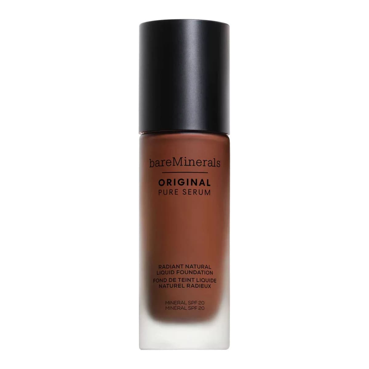ORIGINAL Pure Serum Radiant Natural Liquid Foundation Mineral SPF 20, Deep Cool 6