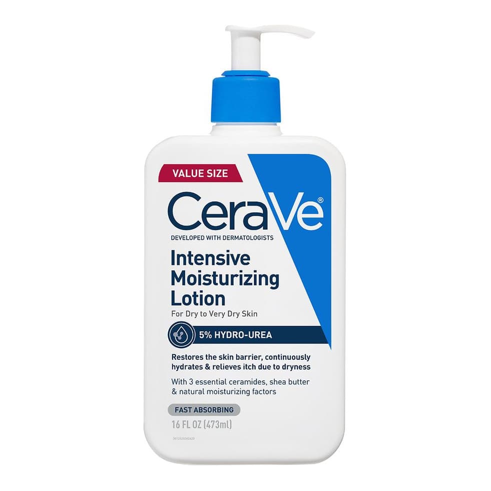Intensive Moisturizing Lotion for Very Dry Skin. Hand, Foot & Body Lotion Fragrance Free