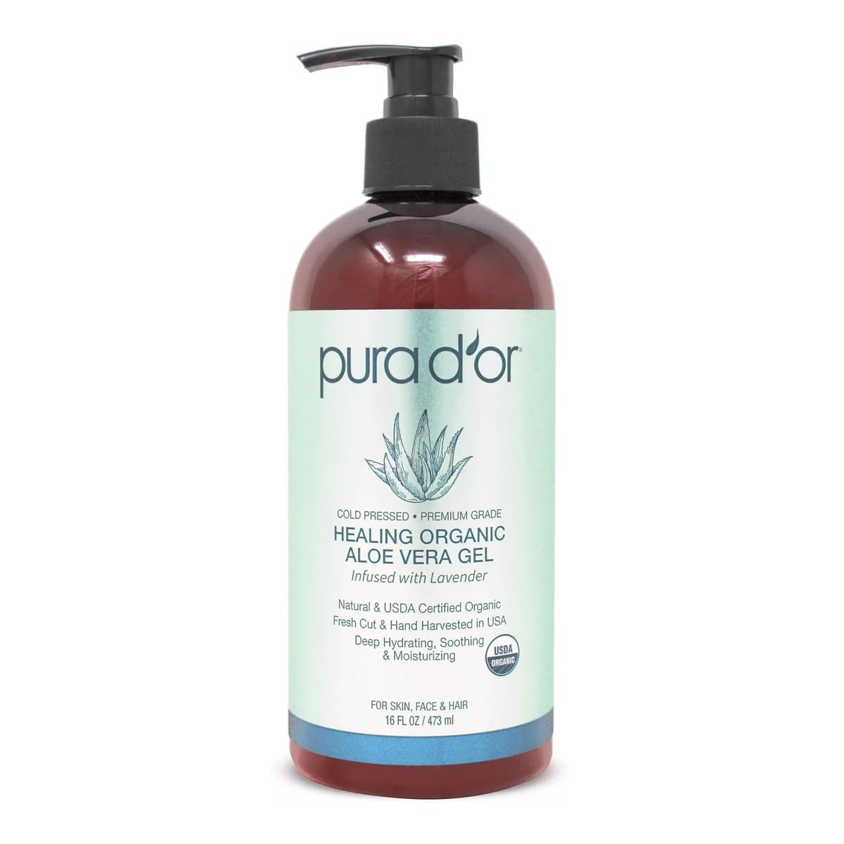 Healing Organic Aloe Vera Gel - Lavender