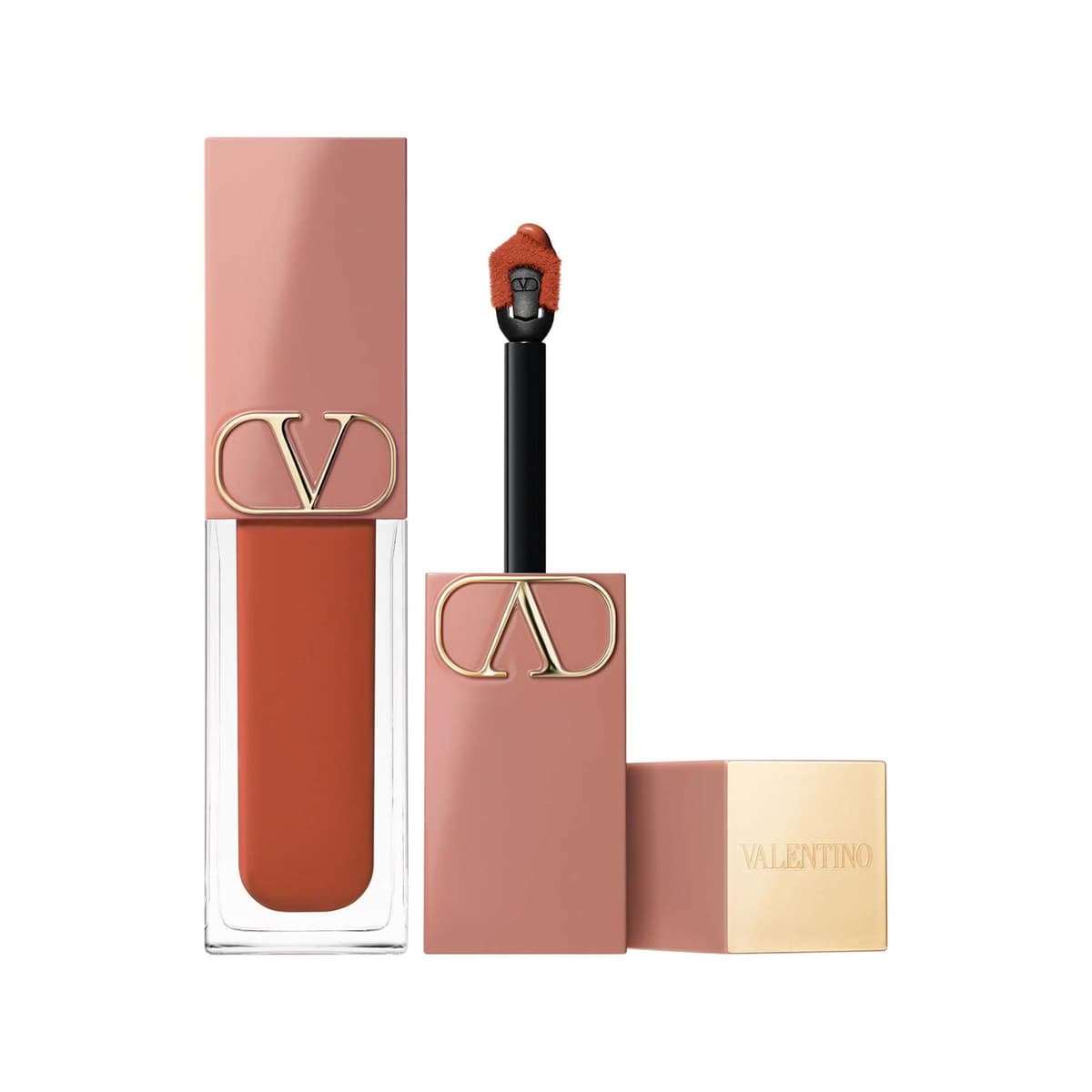 Liquirosso 2 in 1 Soft Matte Liquid Lipstick & Blush, 77A Nude In Roma