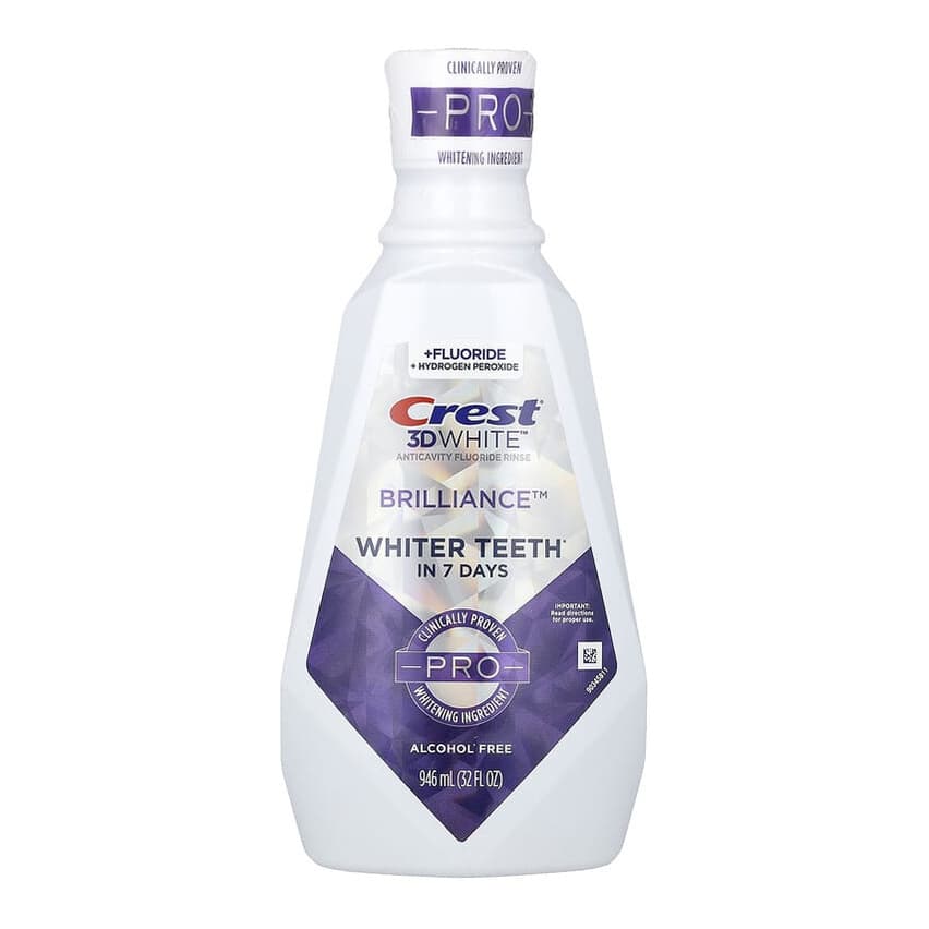 3D White, Anticavity Fluoride Rinse, Brilliance