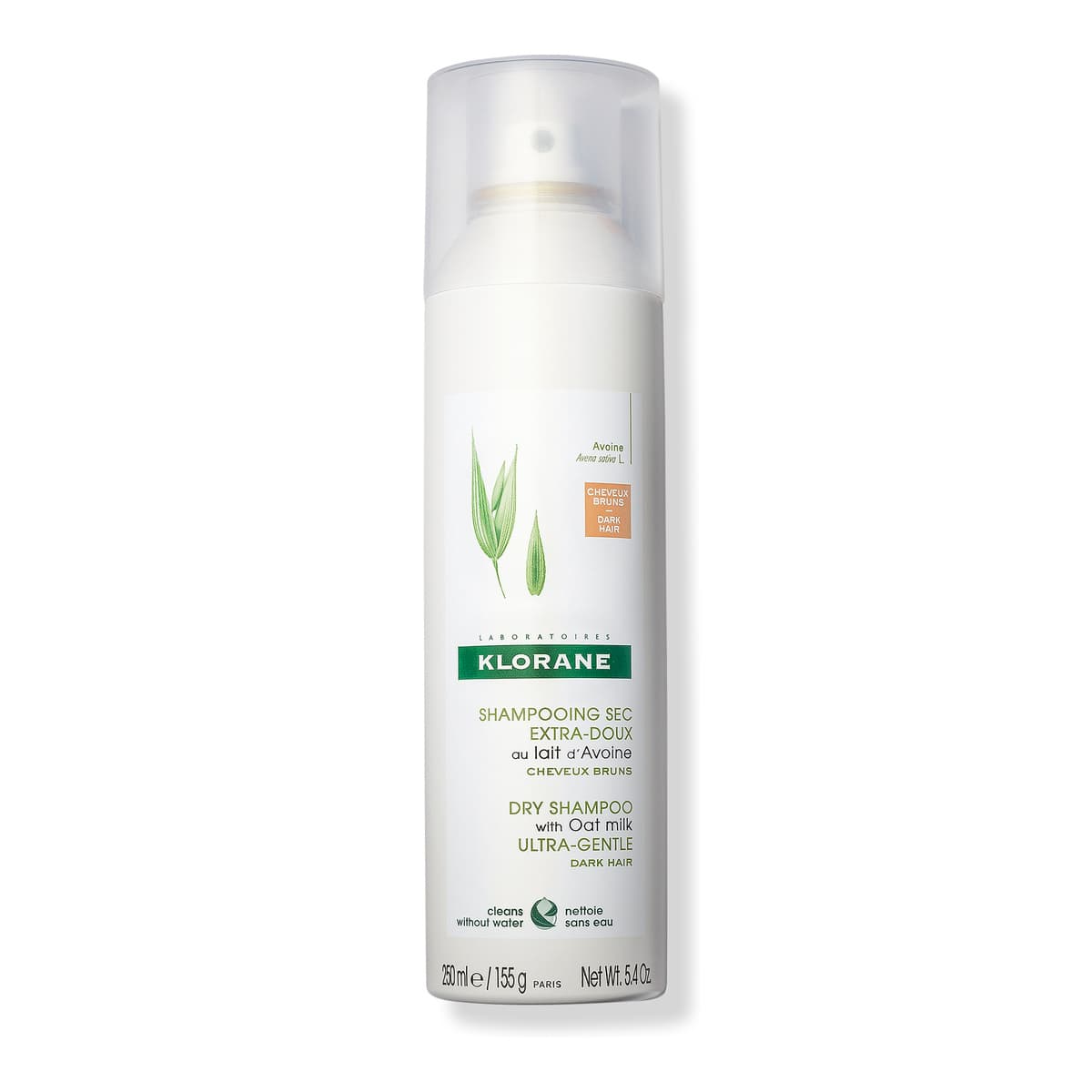 Ultra-Gentle Dry Shampoo with Oat Milk for Dark Hair