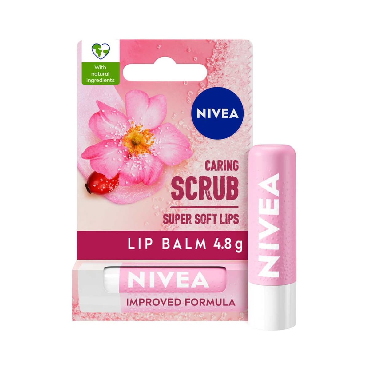 Lip Scrub Rosehip & Vitamin E Lip Balm