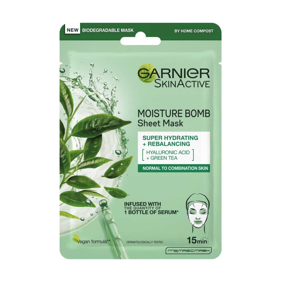 Moisture Bomb Green Tea Hydrating Face Sheet Mask