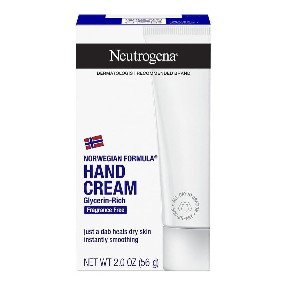 Norwegian Formula Dry Hand Cream, Fragrance-Free Fragrance Free
