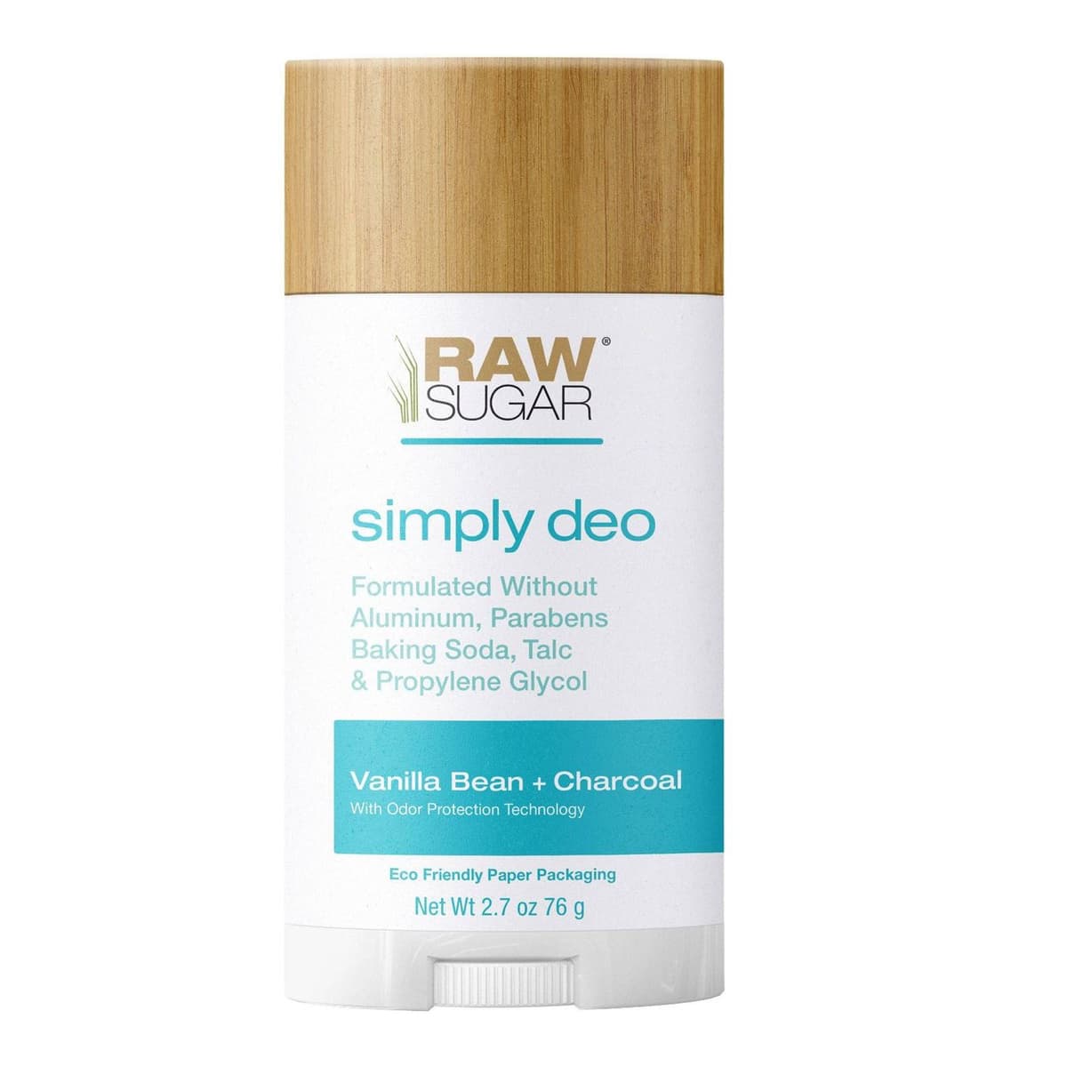 Simply Deo Vanilla Bean + Charcoal Deodorant