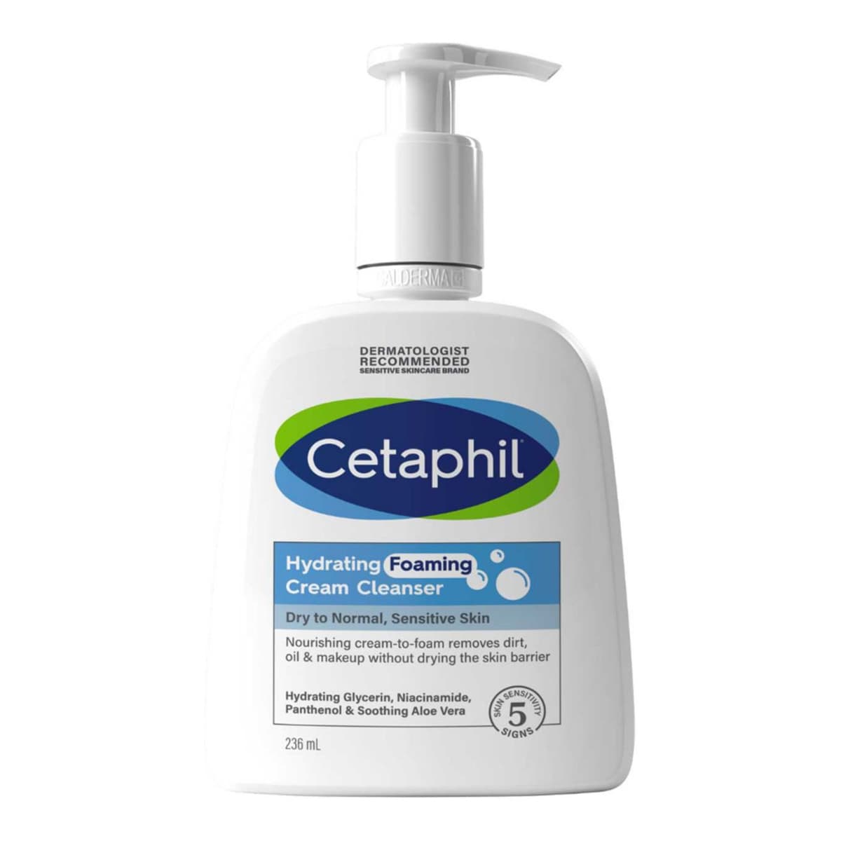 Hydrating Foaming Cream Cleanser for Normal to Dry Sensitive Skin