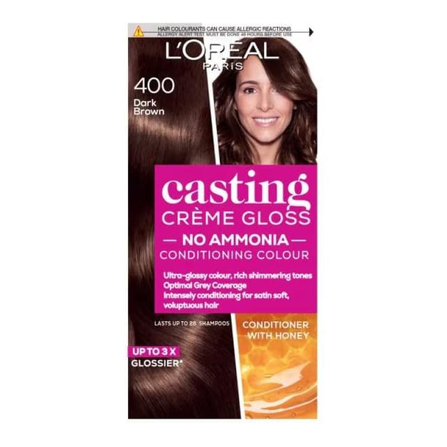 Casting Creme Gloss 400 Dark Brown Semi Permanent Hair Dye