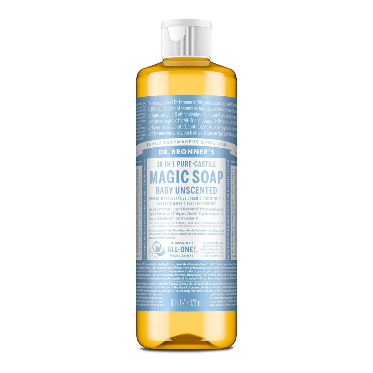 Magic Pure Castile Liquid Soap Bodywash - Baby Unscented