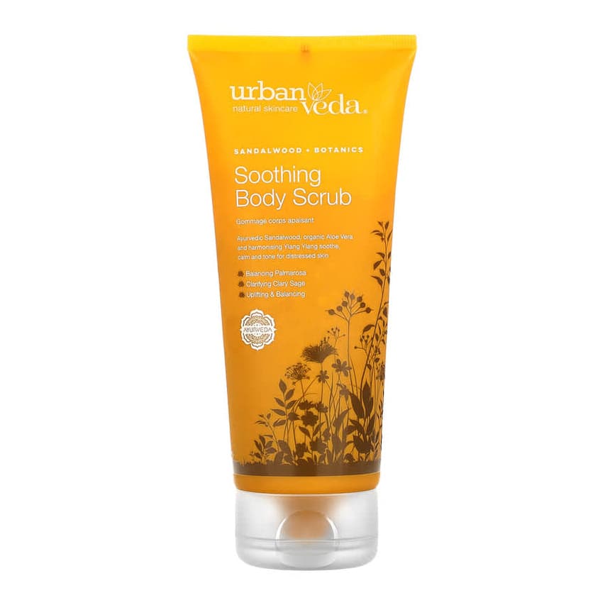 Soothing Body Scrub, Sandalwood Botanics