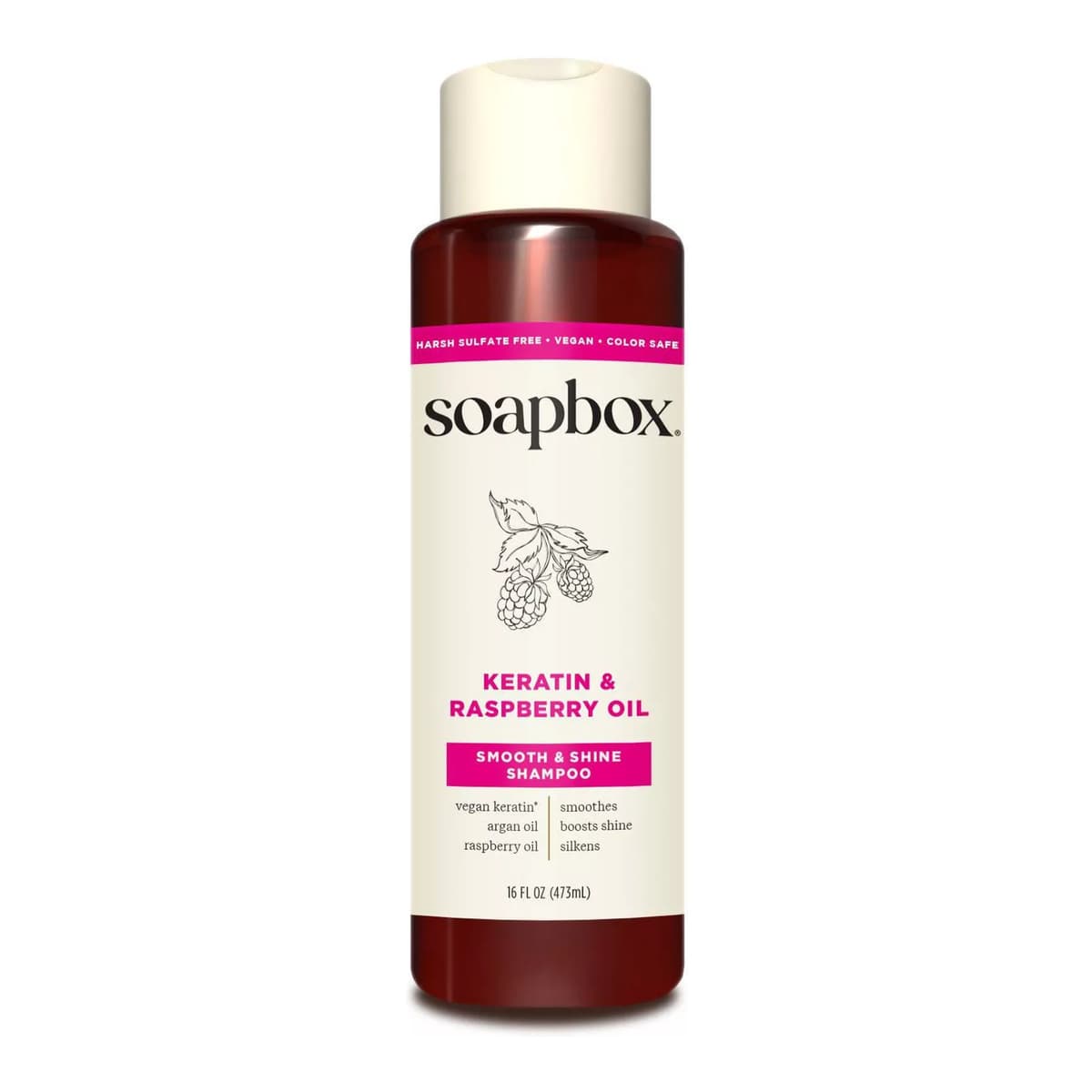 Keratin and Raspberry Oil Smooth and Shine Shampoo