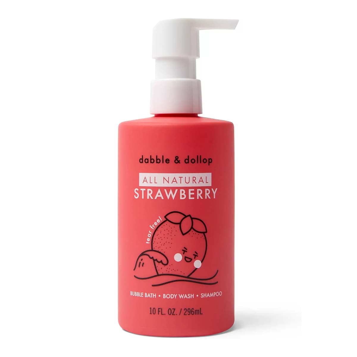 Kids' 3-in-1 Shampoo, Body Wash & Bubble Bath - Strawberry