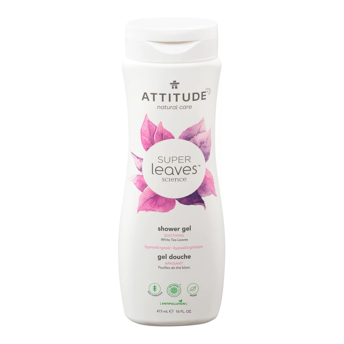 Super Leaves White Tea Leaves Soothing Shower Gel