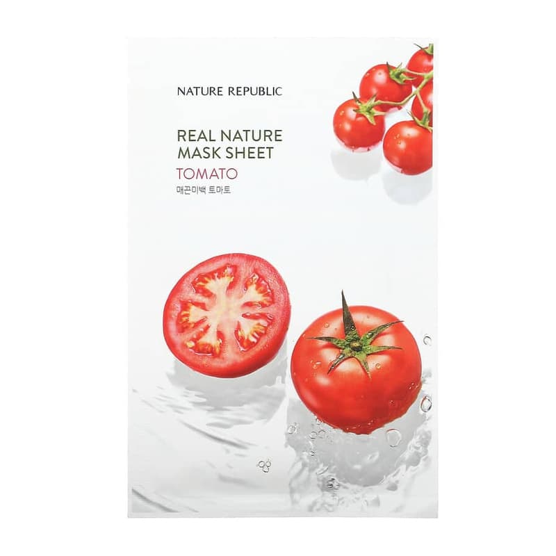 Real Nature Beauty Mask Sheet, Tomato