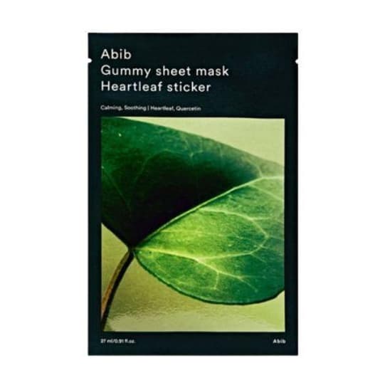 Gummy Sheet Mask #Heartleaf Sticker