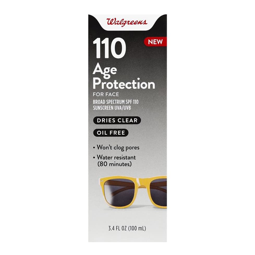 Age Protection for Face Sunscreen SPF 110