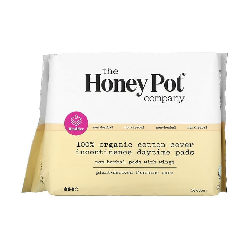 100% Organic Cotton Cover Incontinence Daytime Pads