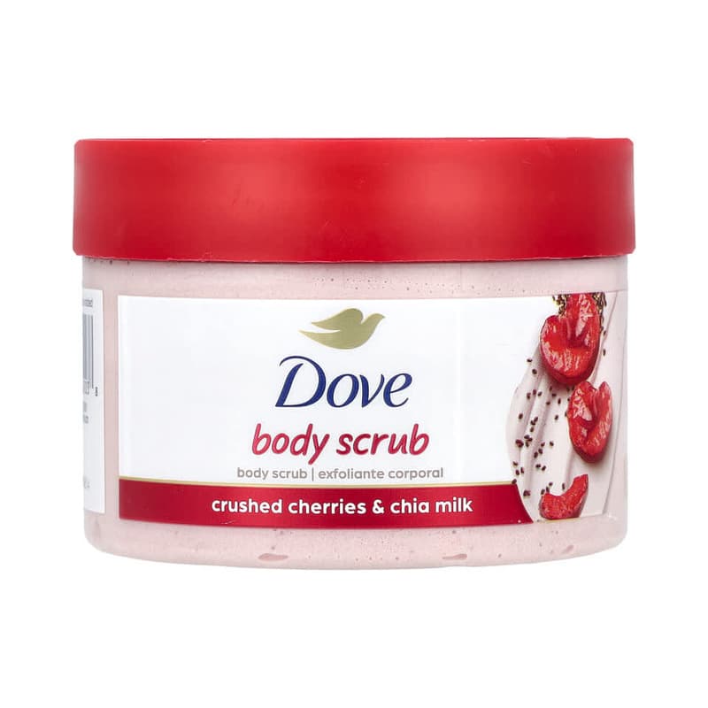 Body Scrub, Crushed Cherries & Chia Milk