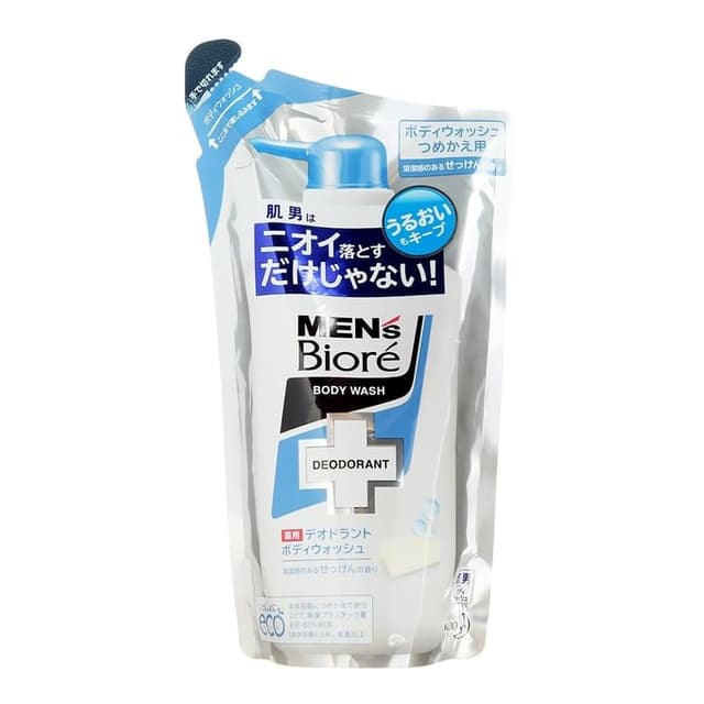 Men's Biore Deodorant Body Wash, Clean Soap