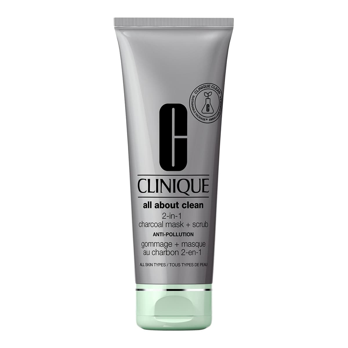 All About Clean™ 2-in-1 Charcoal Face Mask + Scrub