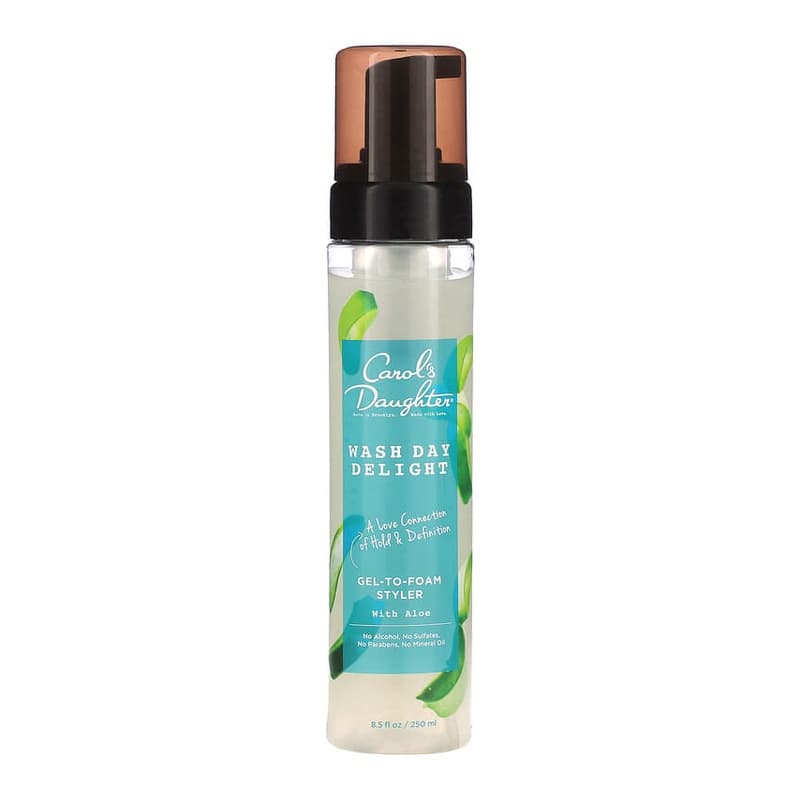Wash Day Delight, Gel-To-Foam Styler, With Aloe
