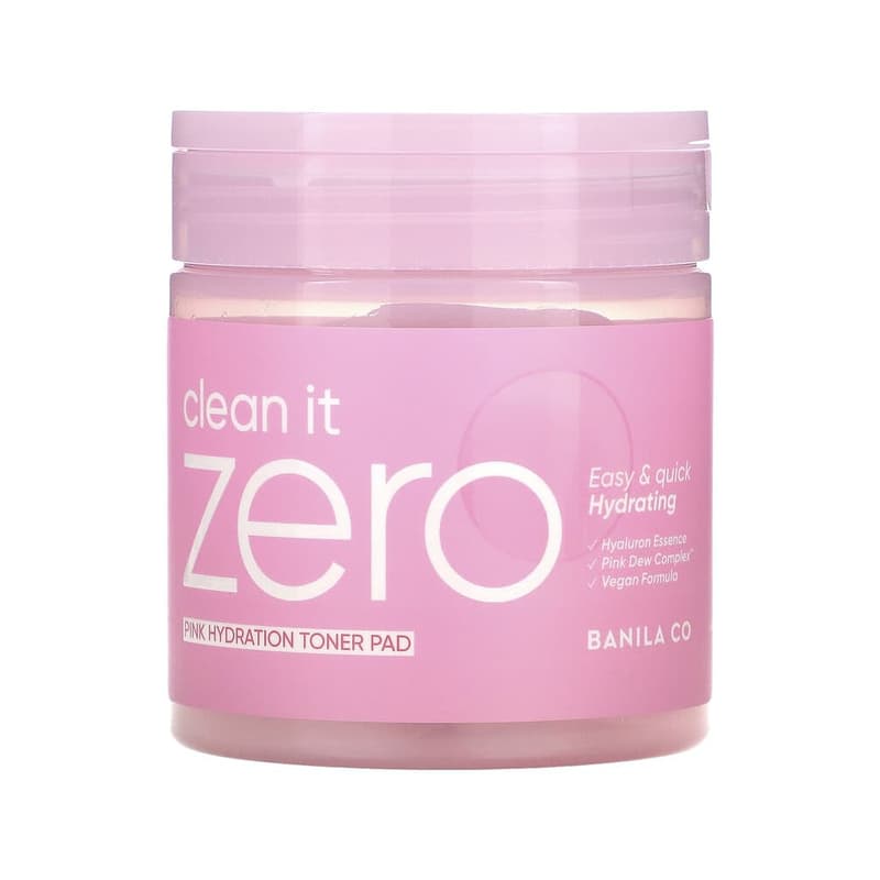 Clean it Zero, Pink Hydration Toner Pad
